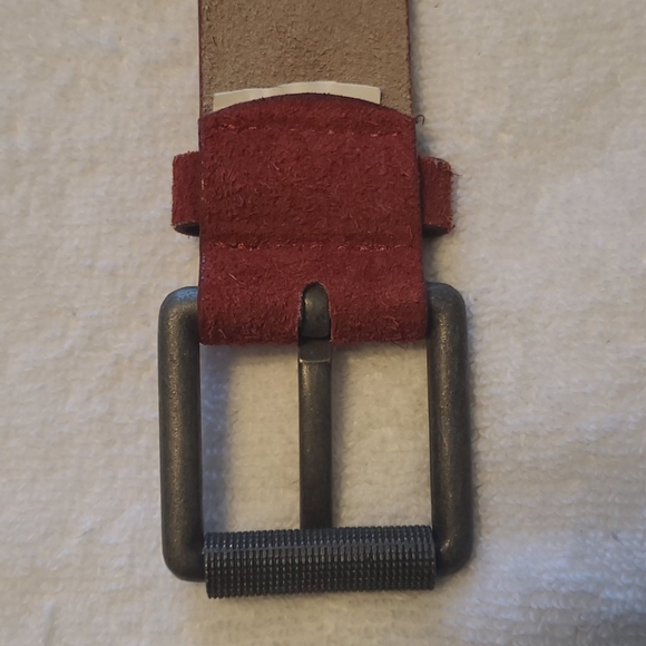 Desigual suede belt with matte silver tone buckle - Picture 5 of 8